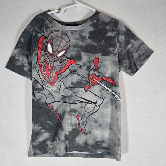 Marvel Boys Youth Grey, White, RedSpider-Man Graphic T-Shirt Small 6/7 - Picture 2 of 10